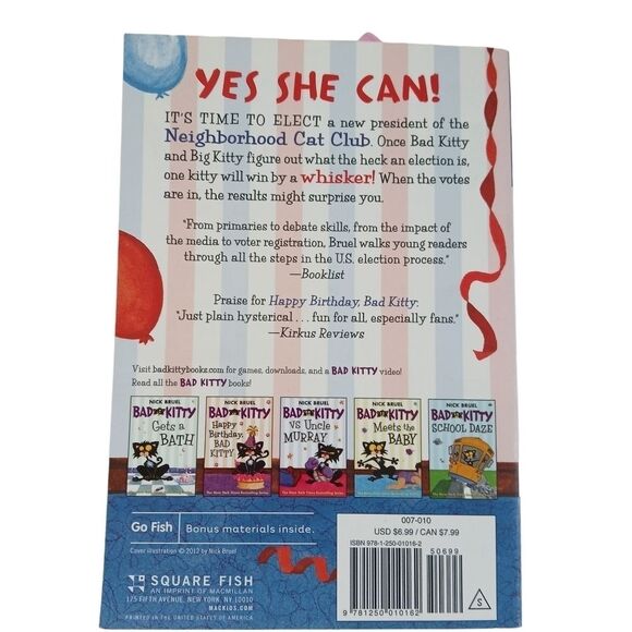 Bad Kitty Graphic Novel Comics Bad Kitty for President Nick Bruel Aug 2012 - Picture 2 of 7